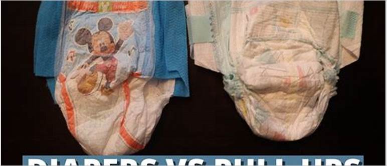 Diaper vs pull up